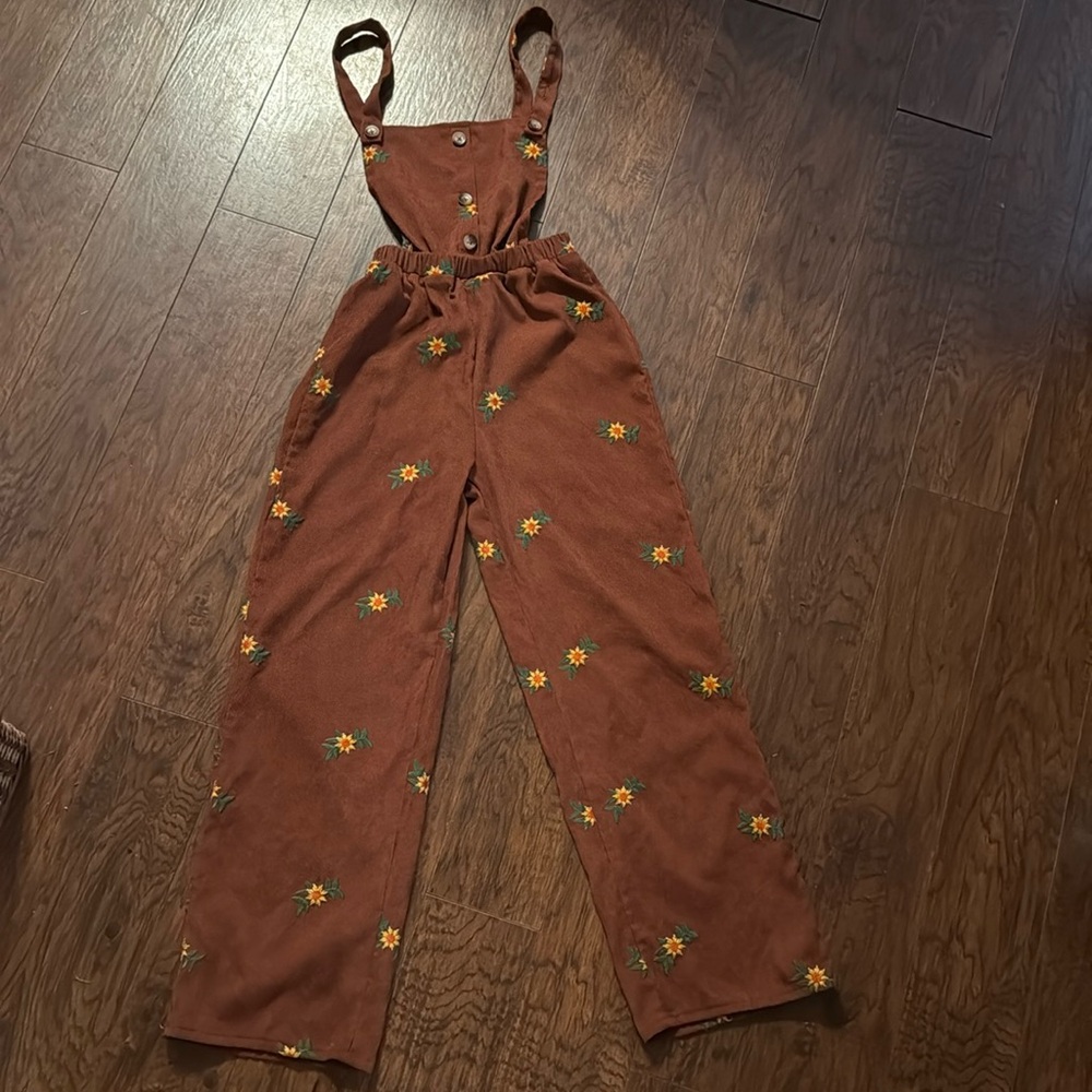 sunflower overalls